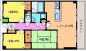 マンション 神戸市灘区篠原南町の間取り画像