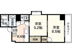 第18やたがいビルの間取り画像