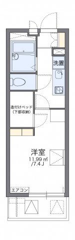 レオパレスエアポートの間取り画像