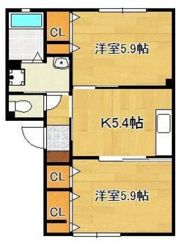 サンアスタの間取り画像