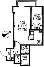 ドヌール長崎の間取り画像