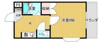 クレール谷本の間取り画像