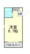 ダイドーメゾン岡本の間取り画像