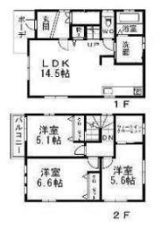 フジパレス戸建賃貸辻子の間取り画像