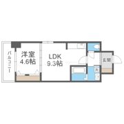 グランルクレ新大阪の間取り画像