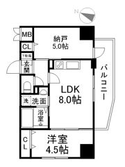 SDグランツ新神戸ステーションフロントの間取り画像