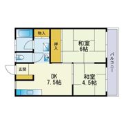 小笹カステリアCの間取り画像