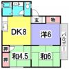 セジュール西A棟の間取り画像