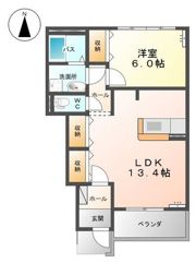 コテージA棟の間取り画像