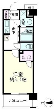 パレステージ青井ナチュラコートの間取り画像
