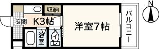 新庄パークビルの間取り画像