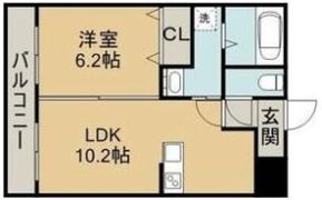 ボンヌール健軍の間取り画像