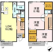 ベルクの間取り画像