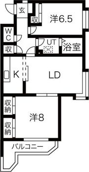 エスパース21の間取り画像