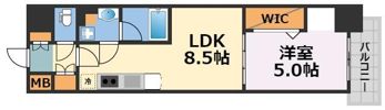 アーバネックス梅田中崎町Ⅱの間取り画像