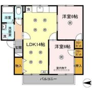 グランドール東野 Ⅰ棟の間取り画像