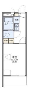 レオパレスハーモニーハイツ厚木の間取り画像