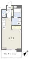 アンベリール紺屋町の間取り画像