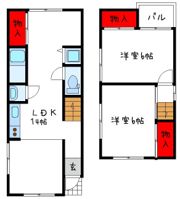 草尾戸建の間取り画像