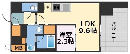 J．GRAN Court京町堀の間取り画像