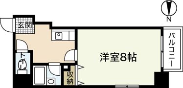 エスパシオ十日市の間取り画像