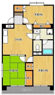 プレアール足立の間取り画像