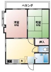 石井コーポの間取り画像