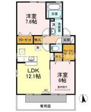 サンパティーク D棟の間取り画像