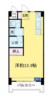 サンハイツ新井の間取り画像