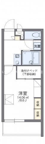 レオパレスEfini Ⅰの間取り画像