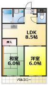 サンモール三笠の間取り画像