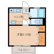 コーポサニーハイムの間取り画像