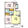 ソレイユ B棟の間取り画像