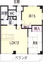 アルフ元宮の間取り画像
