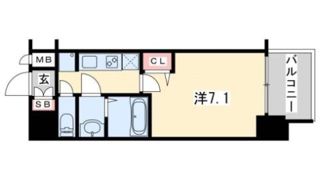 プレサンス兵庫ヴィアーレの間取り画像