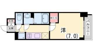 エスリード神戸ハーバーテラスの間取り画像