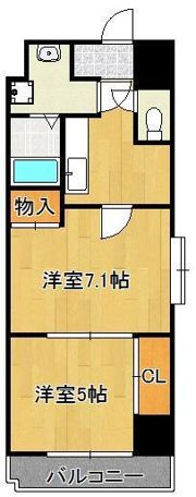 アヴィニールNo．5の間取り画像