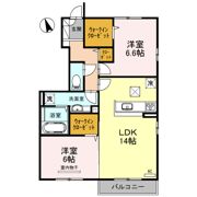 シエロ Ⅱの間取り画像