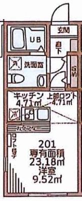 South Lagoon平楽の間取り画像