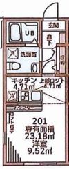 South Lagoon平楽の間取り画像