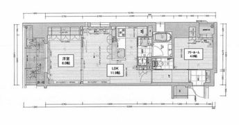 リーガル神戸三宮フラワーロード 301の間取り画像