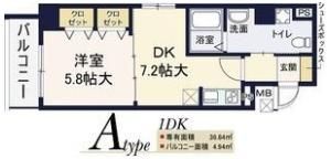 ぽぷら枚方公園の間取り画像