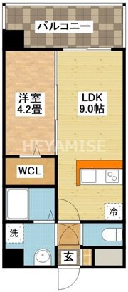 modern palazzo文教通りGrowの間取り画像