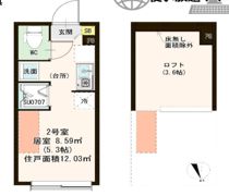 LEDミラージュFの間取り画像