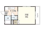 コーポヤナギⅠの間取り画像