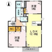 シャリテ Bの間取り画像