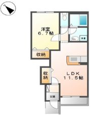 ブルー オアシスの間取り画像