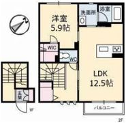 Dear Court新涯の間取り画像