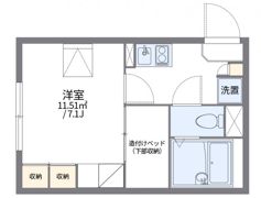 レオパレス幸の間取り画像