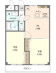 イーストタイガーの間取り画像